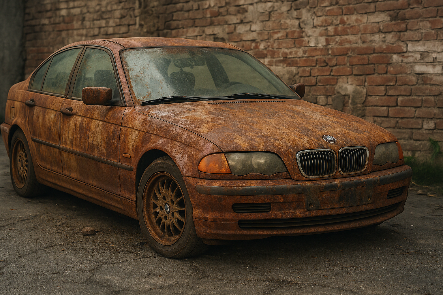 BMW E46 - Complete Frame-Off Restoration before restoration