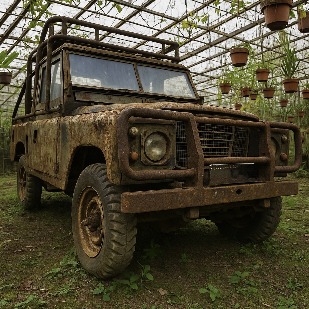 1990 Land Rover Defender - Off Road Build before restoration